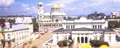 Sofia city panorama